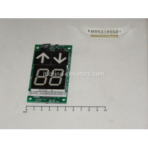 KM863190G01 KONE LOP SECOND SEDELLO DISPLAY CODICE SETTORE